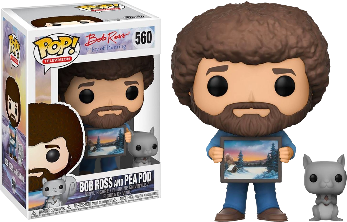 The - Bob Ross Funko Pop Target (1200x767), Png Download
