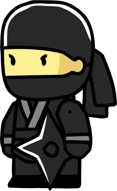 Scribblenauts Unlimited Ninja (497x812), Png Download