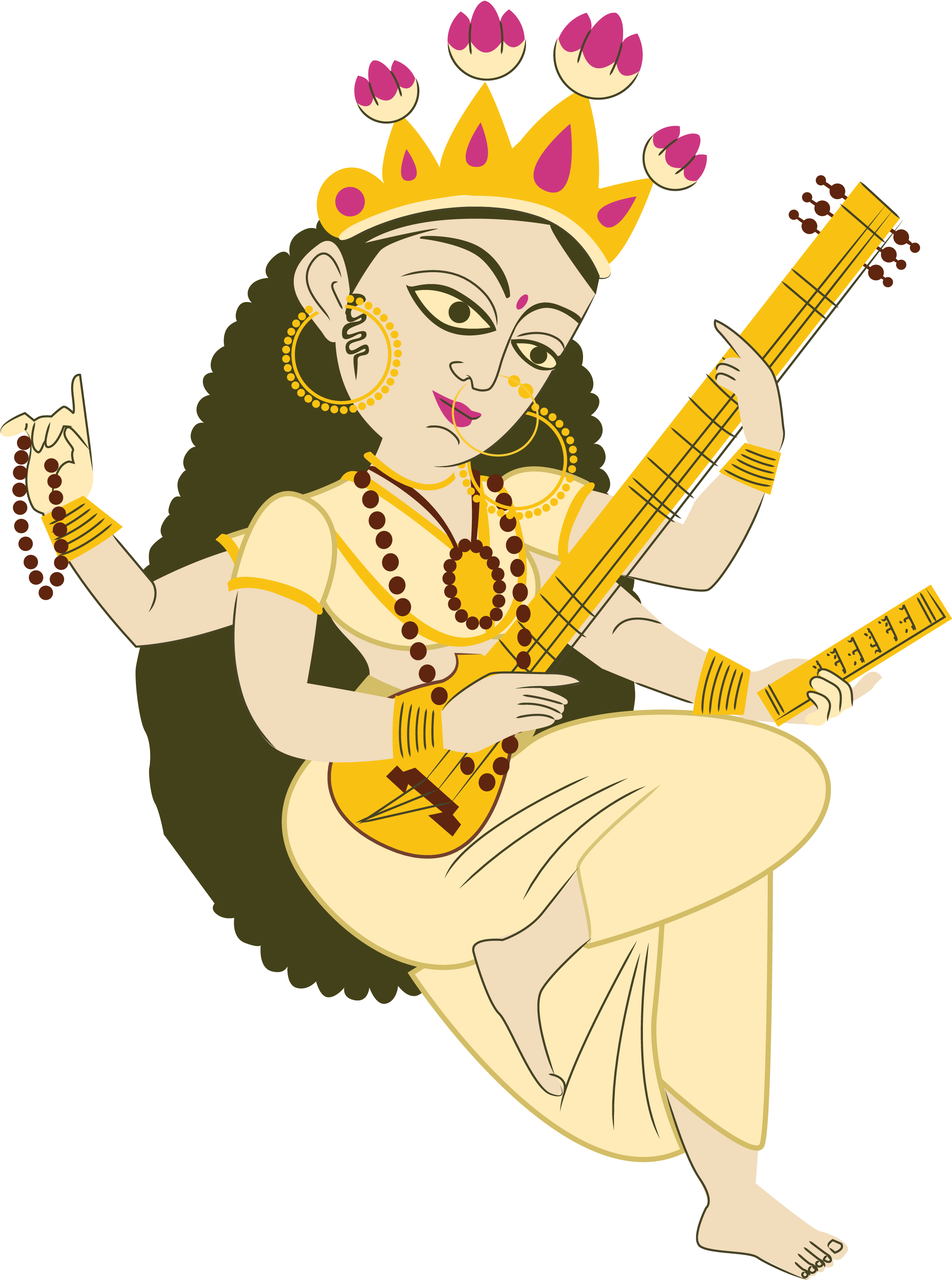 Goddess Of Knowledge And The Arts - Sms (3333x3333), Png Download