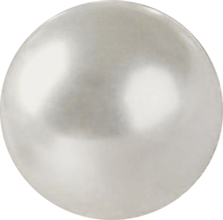 Жемчуг На Прозрачном Фоне (443x438), Png Download