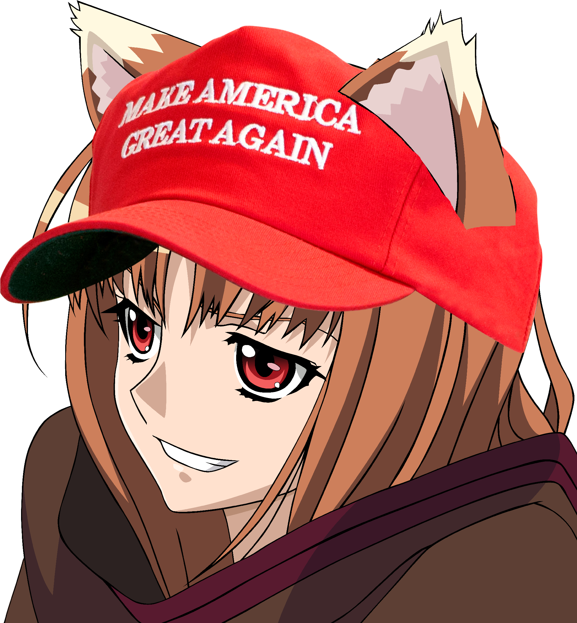 Anime & Manga » Thread - Holo Make America Great Again (2000x2183), Png Download
