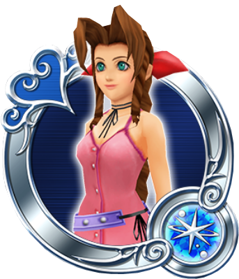 Kh Aerith - Kingdom Hearts Aqua Pluto (402x442), Png Download