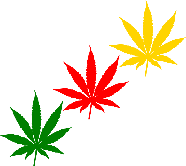 Weed Clip Art At Clker Com Vector Clip Art Online Royalty - Marijuana Leaf Trucker Hat (600x535), Png Download