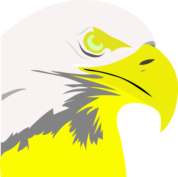Florescent Green Eagle Svg Clip Arts 600 X 597 Px (600x597), Png Download
