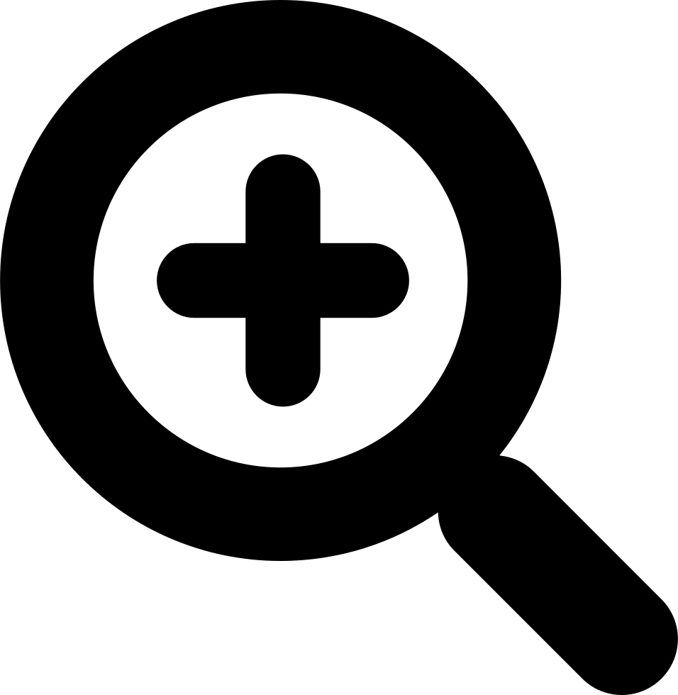 Magnifying Glass Png Icon Clip Stock - Icona Zoom (956x980), Png Download