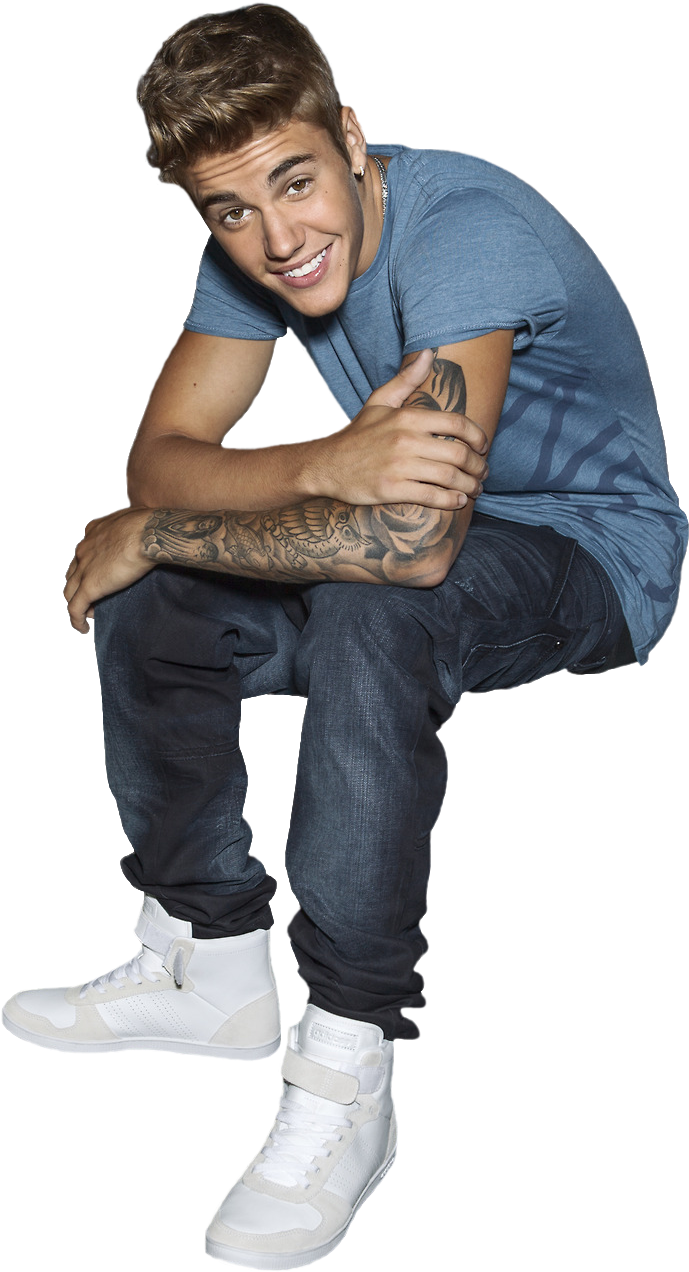 Free Person Sitting Png - Justin Bieber Sitting Png (1280x1920), Png Download
