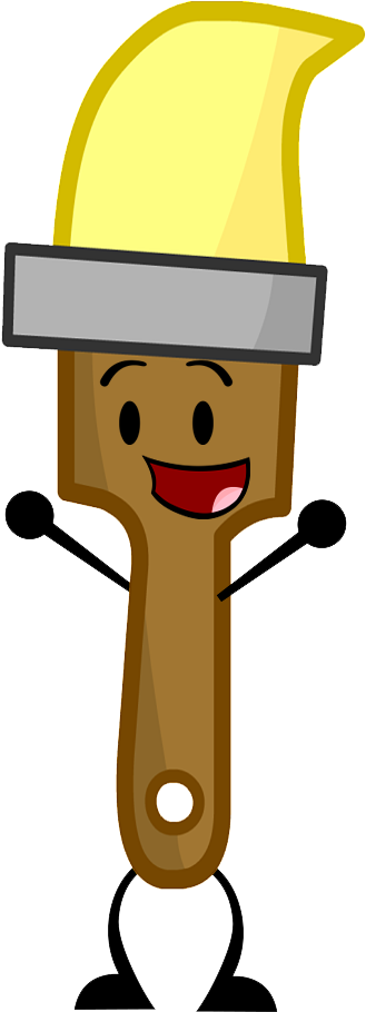 Paintbrush - Portable Network Graphics (500x1000), Png Download