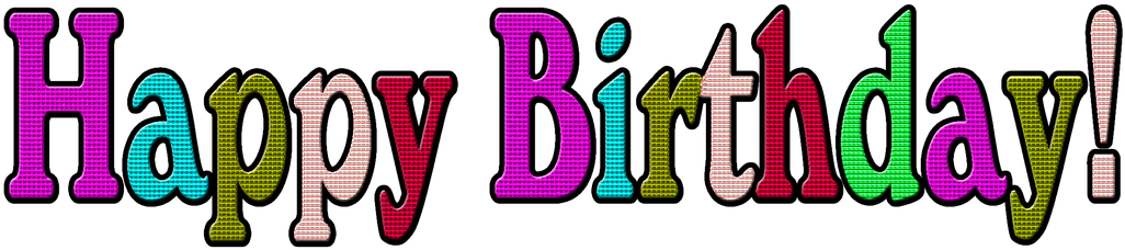 Happy Birthday Text Text Birthday Celebrat - Happy Birthday Png Text (1078x340), Png Download