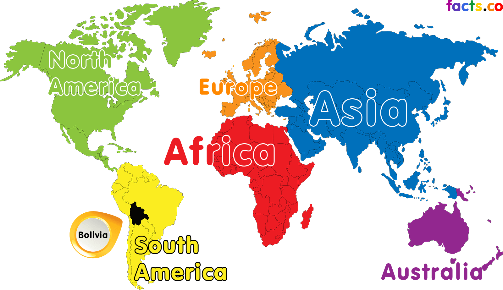 Bolivia World Map Grahamdennis Me On - Italy On World Political Map (1600x923), Png Download