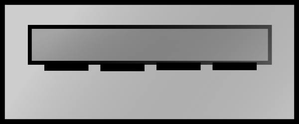 Computer Connector Usb Editing Art - Usb Clip Port Art (600x249), Png Download