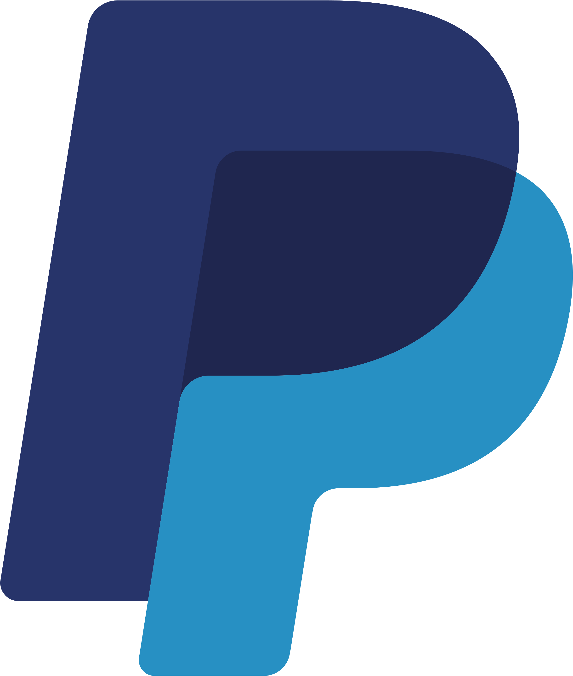 Paypal Icon Logo Png Transparent - Paypal Icon Svg (2400x2832), Png Download