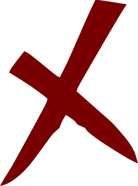 X Mark Vector Wrong Cross Full Size Png Download Seekpng
