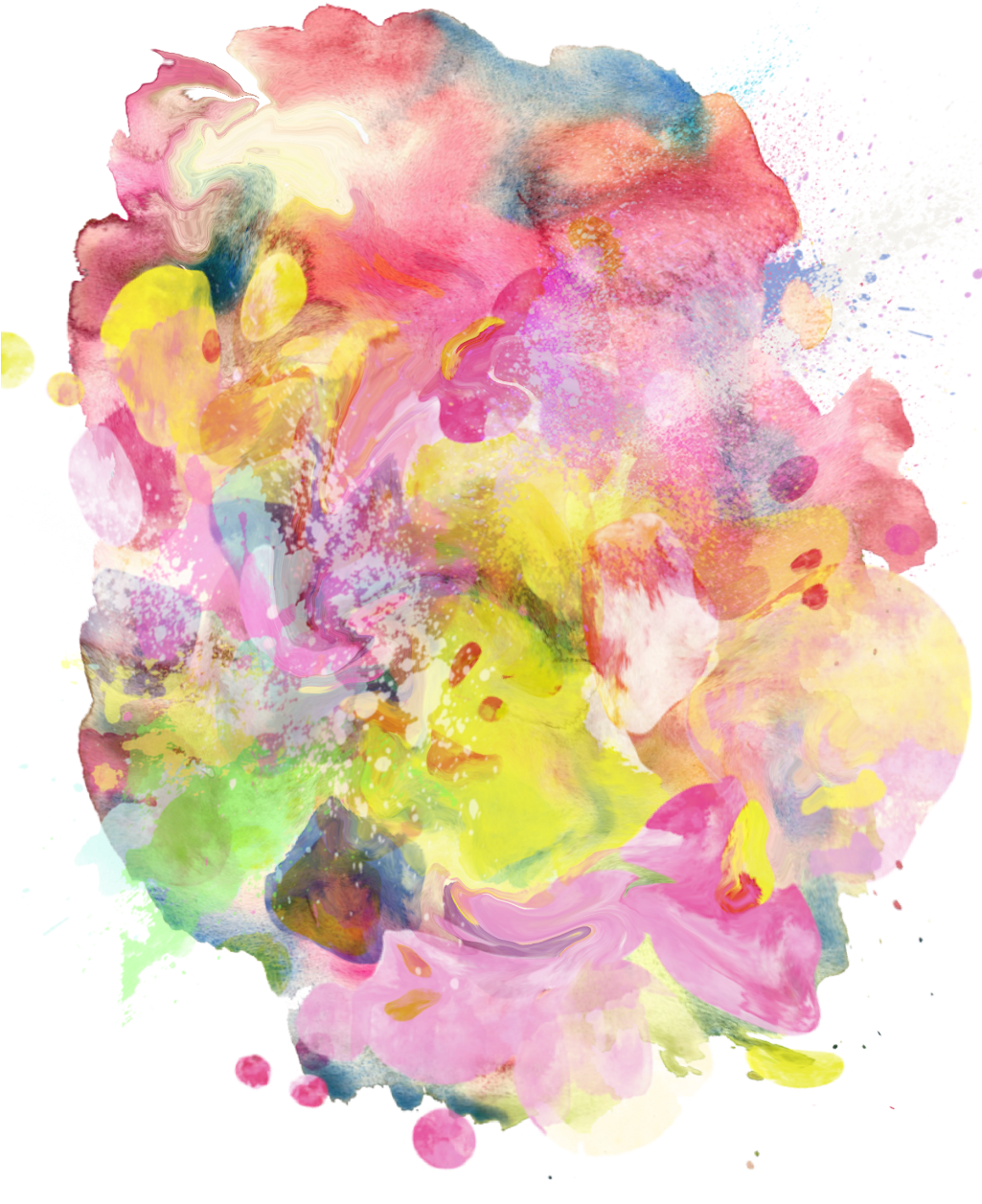 Report Abuse - Watercolor Texture (1024x1331), Png Download