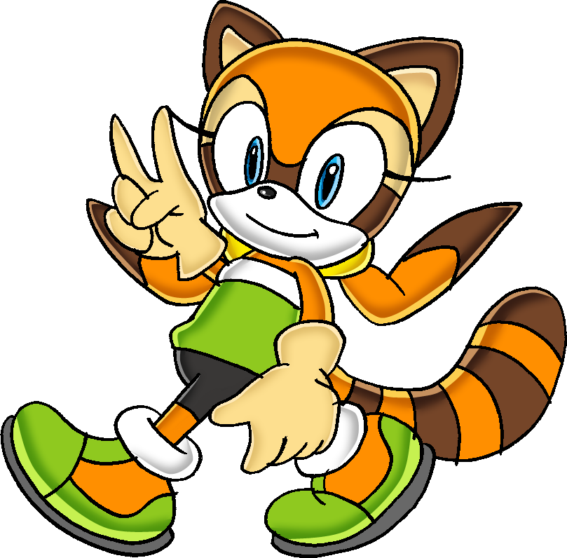 Marine The Raccoon Project 20 - Sonic The Hedgehog (809x796), Png Download