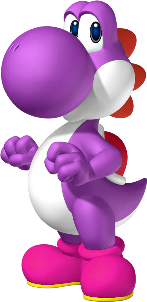 Purple Yoshi Png Clip Art Royalty Free Library - Nintendo Amiibo Supermario Game Yoshi (493x1000), Png Download