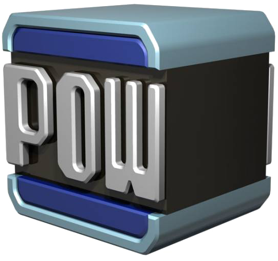 Pow - Mario Kart Pow Block (587x541), Png Download