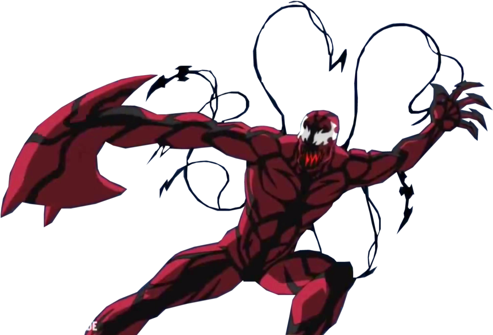 Ultimate Spider - Ultimate Spiderman Y Venom (1024x696), Png Download