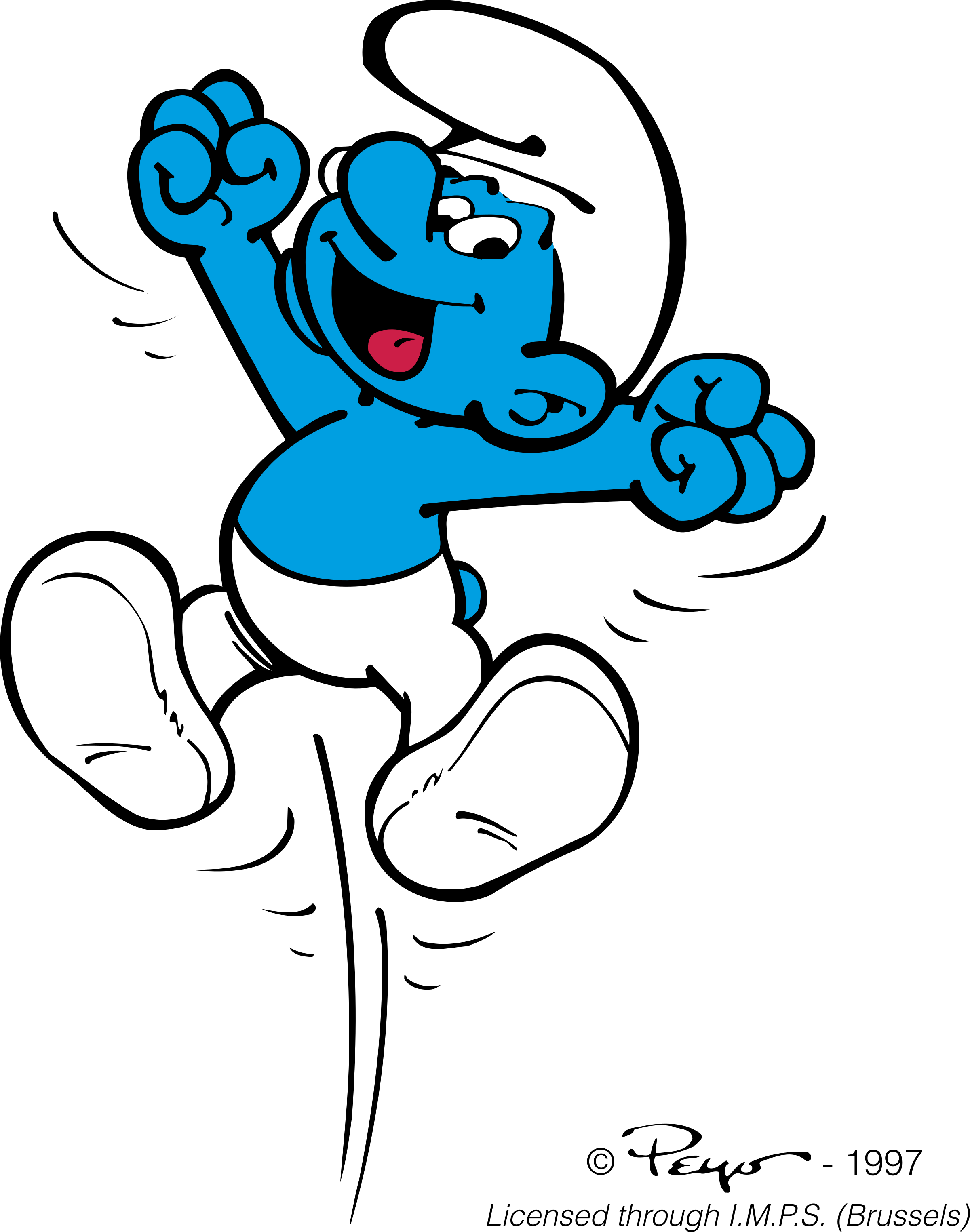 Smurf Logo Png Transparent - Smurf Png (2400x3049), Png Download