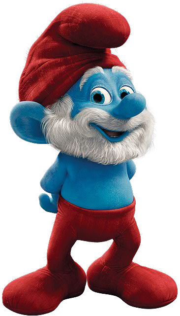 Papa Smurf - Smurfs Papa Smurf (366x641), Png Download