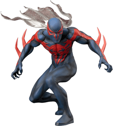 Spider Man 2099 Kotobukiya Artfx Statue - Spiderman Figure 2099 (600x600), Png Download
