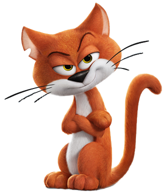 Smurfs The Lost Village Cat (372x403), Png Download