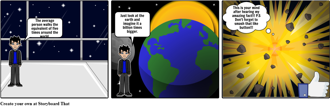 Amazing Science Fact - Storyboard (1164x385), Png Download