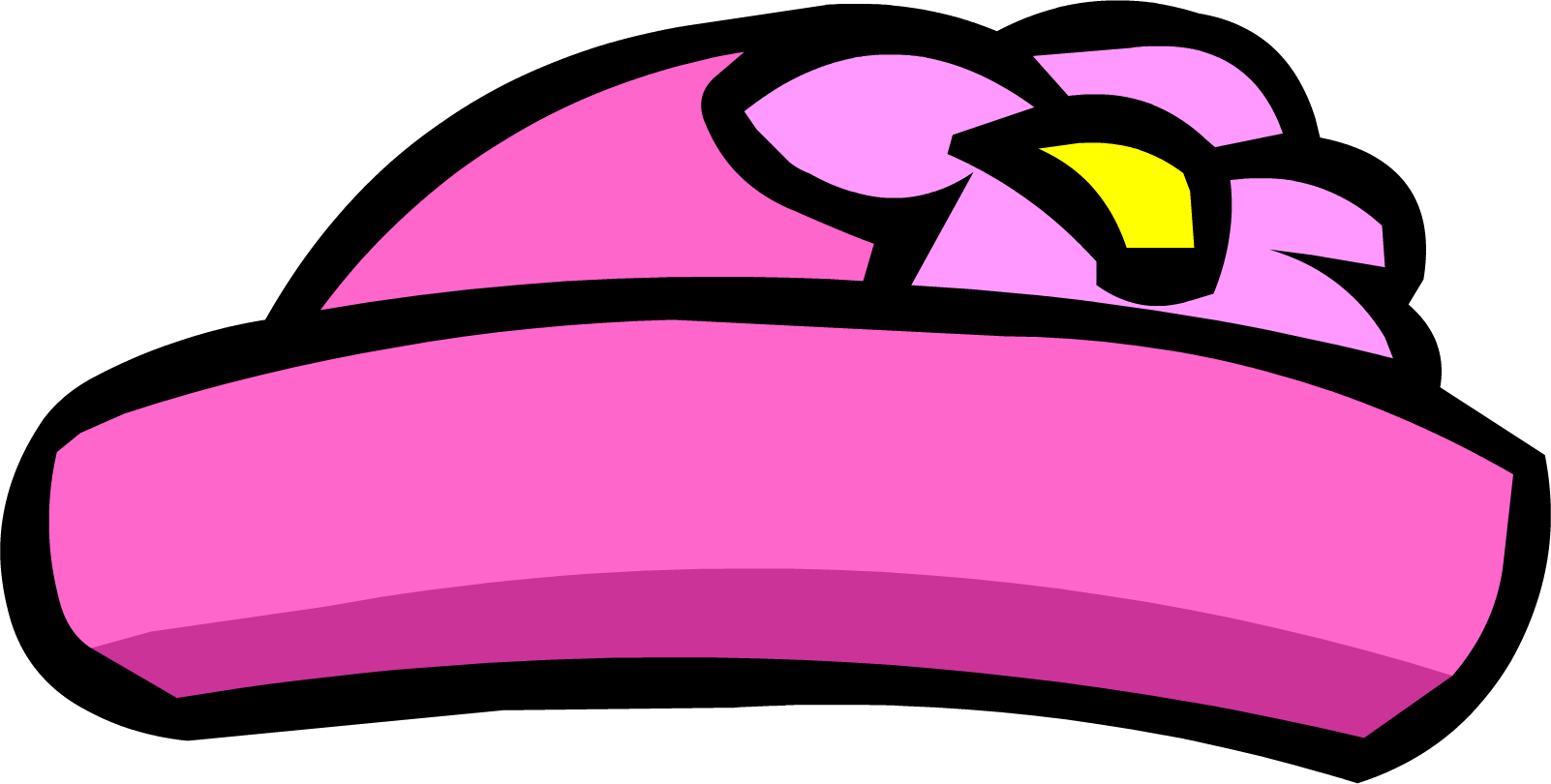 Image Flowerhat Club Penguin (1602x810), Png Download