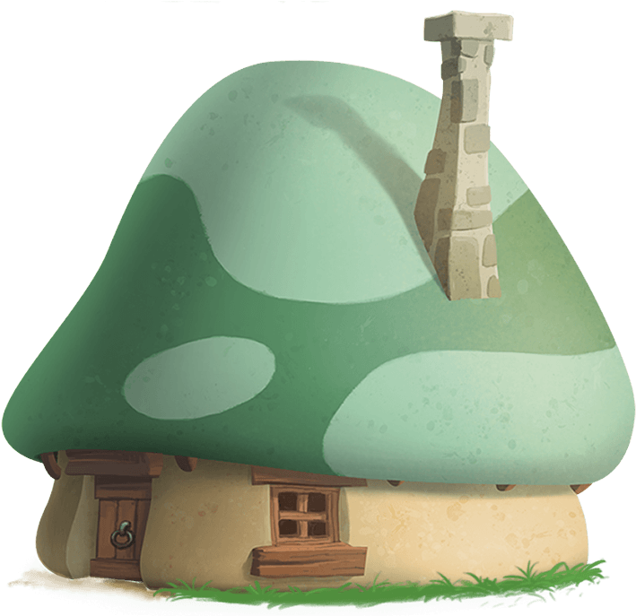 News - Smurfs The Lost Village Houses (732x686), Png Download