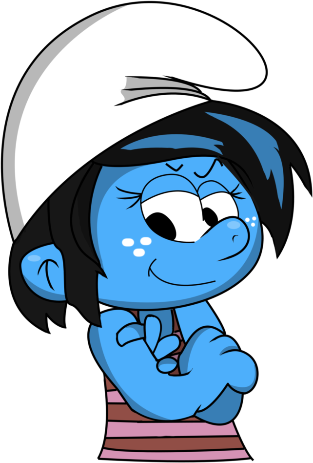 Vexy The Smurf By - Smurfs Cartoon Vexy And Hackus (802x995), Png Download