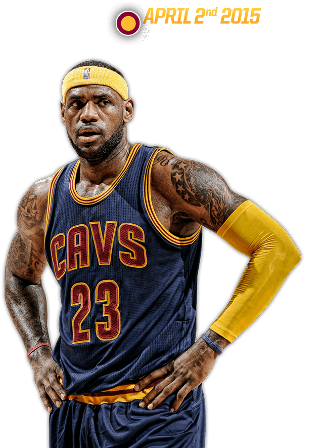 Lebron James Cavs Png Download - Basketball Player (1024x900), Png Download