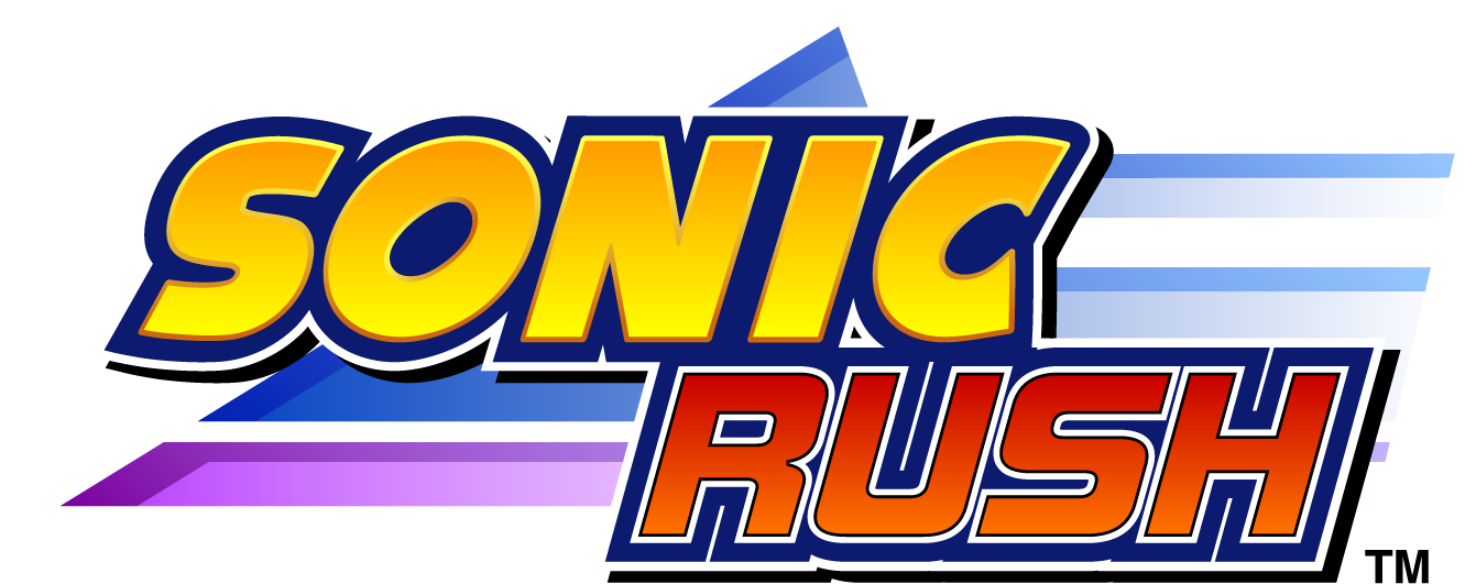 Sonic Logo Png Svg Freeuse Library - Sonic Rush Logo (1360x560), Png Download