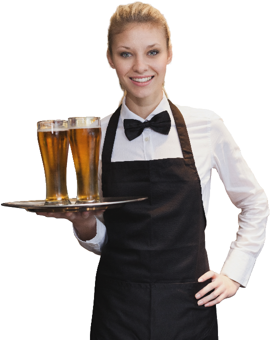 Get Your Alcohol Certifications - Bartender Png (569x689), Png Download