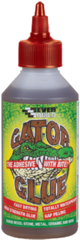 Gator Glue 150ml - Everbuild Gator Glue Adhesive (250ml) (500x500), Png Download