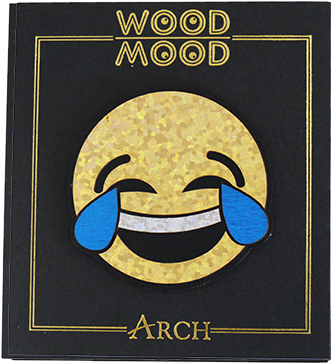 Wood Mood Emoji - Face With Tears Of Joy Emoji (600x600), Png Download