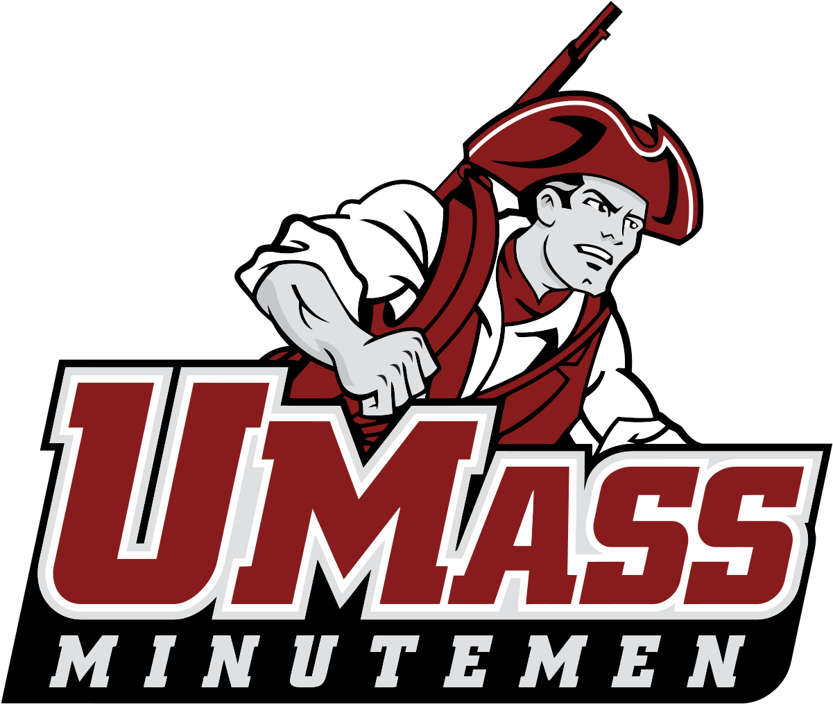 Clipart Download Umass Minutemen College Football Logos - Umass Minutemen Logo (400x340), Png Download