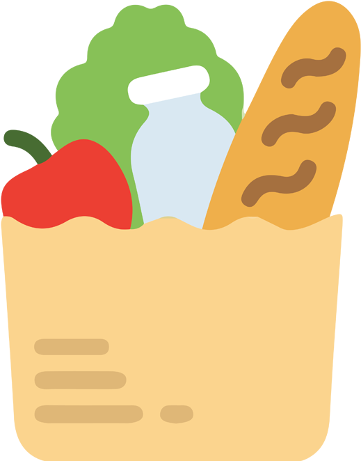 Increased Food Donations - Food Distribution Clip Art (1440x936), Png Download