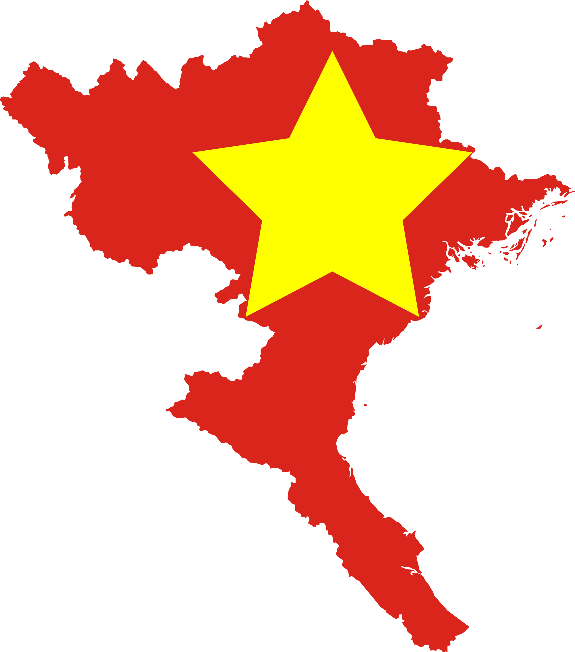 Open - Vietnam War North South (2000x2268), Png Download
