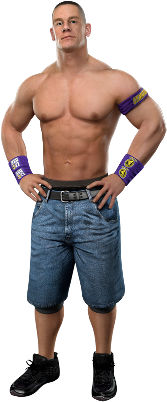 Svr2011 Render Johncena Svr2011 Render Johncenadlc - John Cena Svr 2011 (341x835), Png Download