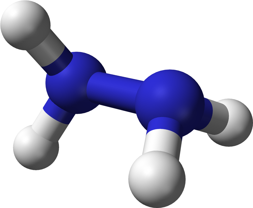 Hydrazine 3d Balls - Hydrazine 3d (1100x923), Png Download
