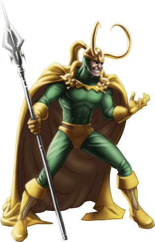 Loki-ios - Marvel Avengers Alliance Loki Ios (316x491), Png Download