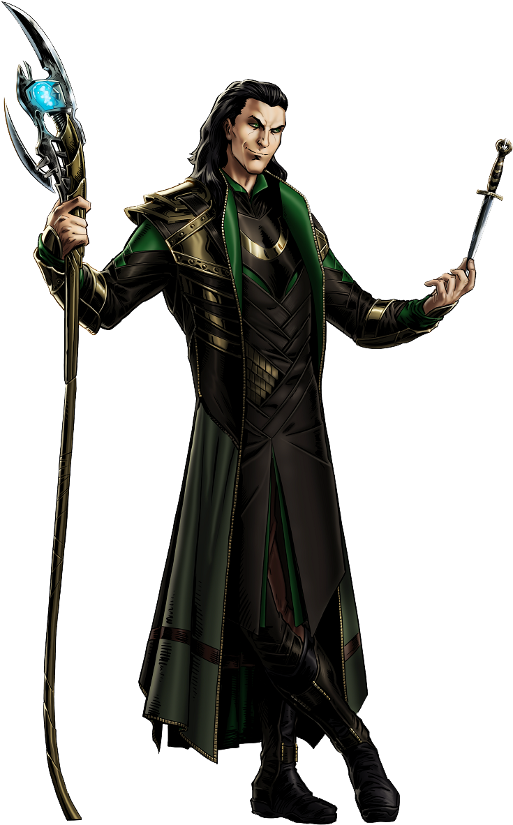 Loki Png Transparent Images - Loki Marvel Avengers Alliance (770x1200), Png Download