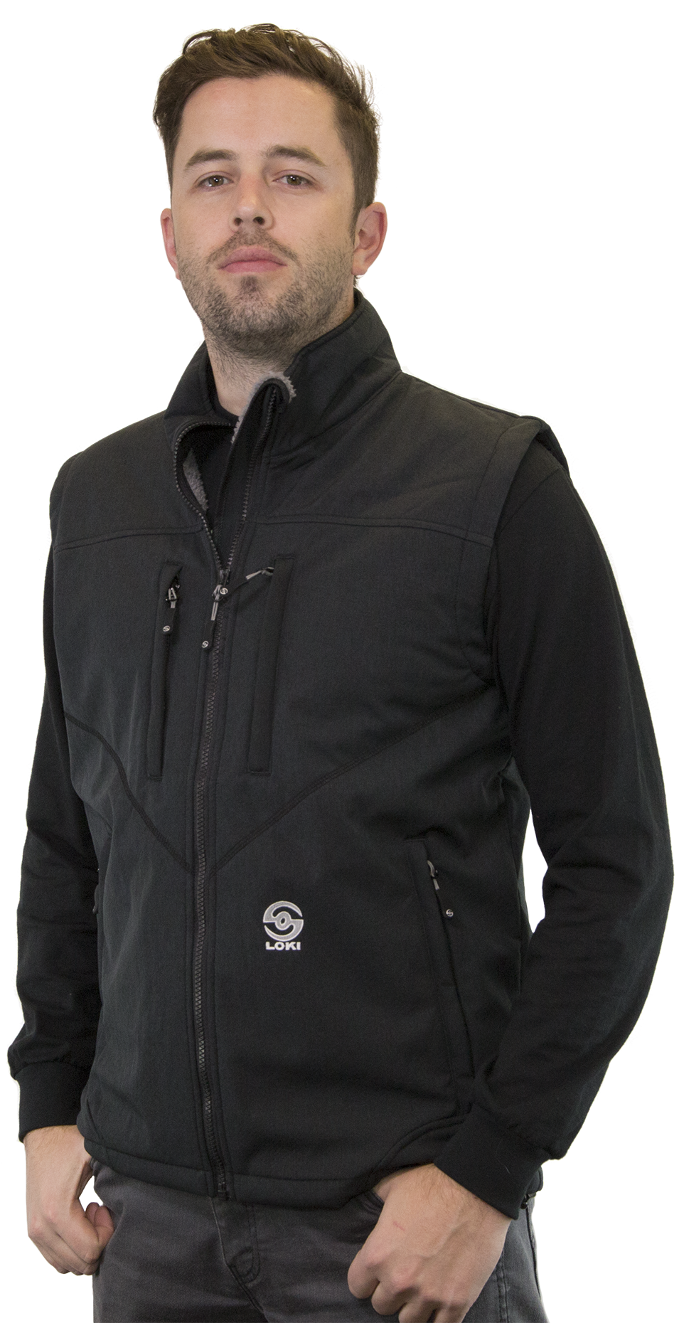 Loki Mountain Vest Converts To A Full On Backpack With - Carhartt Men's Sandstone Ridge Coat (1046x1859), Png Download