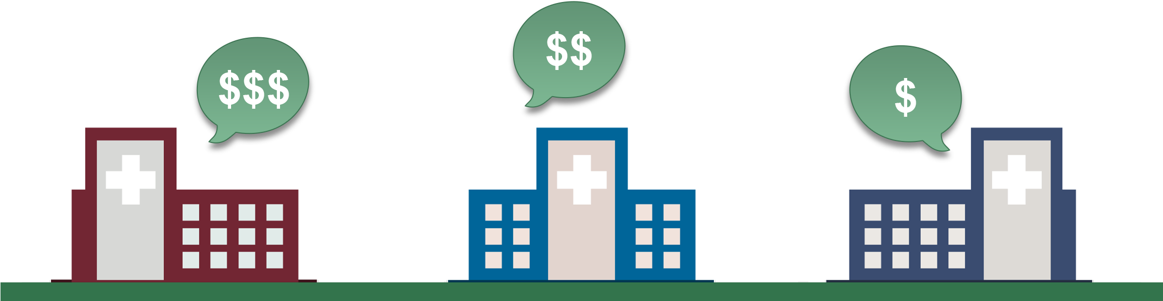 Transparent Healthcare Healthy - Healthcare Cost Png (2304x671), Png Download