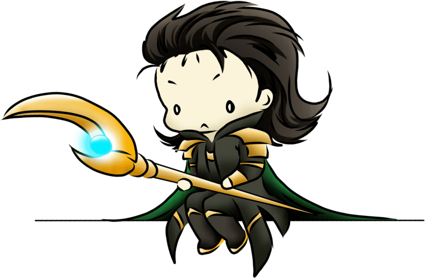 Loki, The God Of Mischief By Grace Welton On Prezi - Loki Chibi (900x647), Png Download