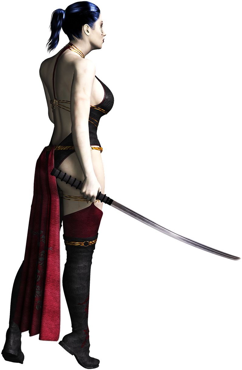 Pictures - Femme Guerrière Et Faucon Dessin (997x1280), Png Download