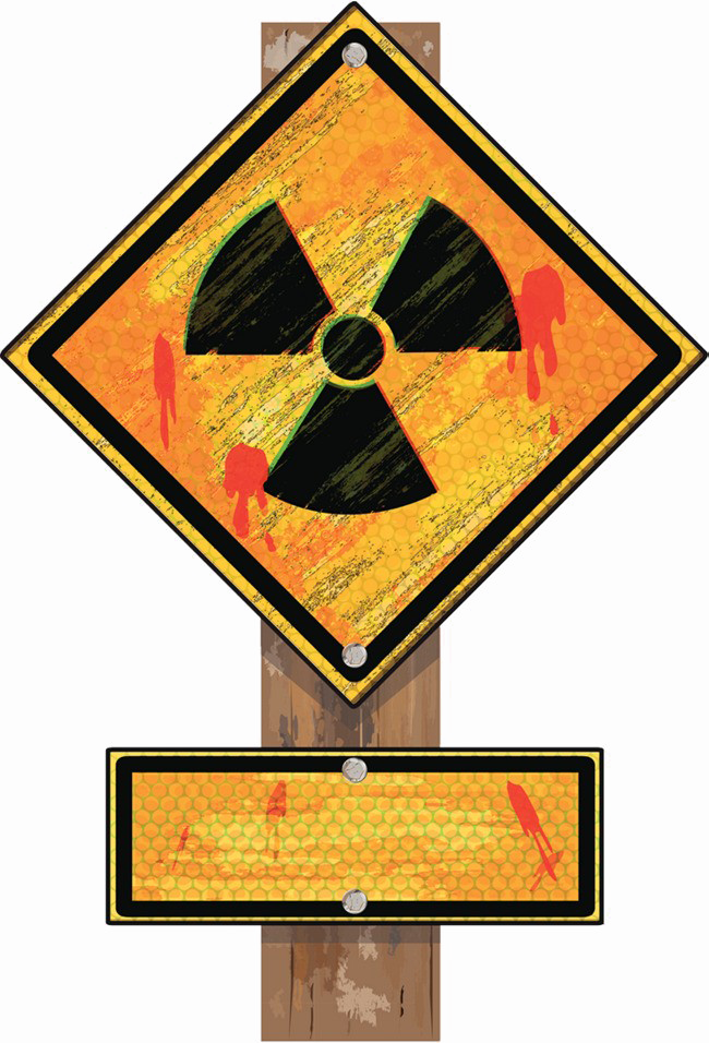 Nuclear Sign Png Photos - Grunge (650x956), Png Download