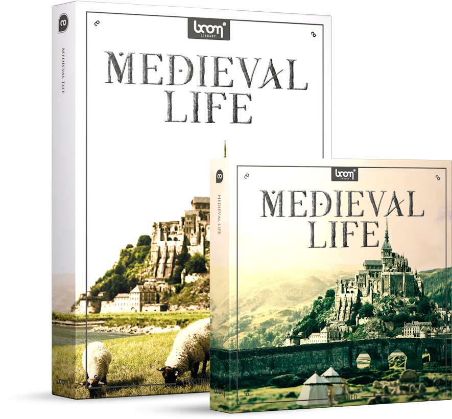 Medieval Life Sound Effects Library Product Box - Mont Saint-michel (1000x900), Png Download