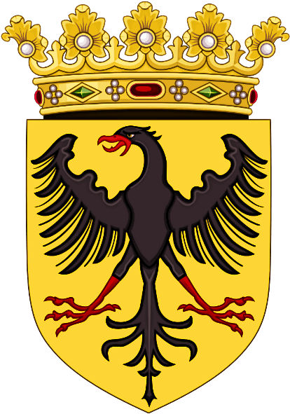 Medieval Coat Of Arms Black Eagle - Kings Coat Of Arms (419x600), Png Download