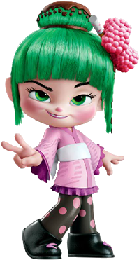 Minty Appears To Have An Apple Toffee Motif, As Opposed - Wreck It Ralph Minty (344x452), Png Download