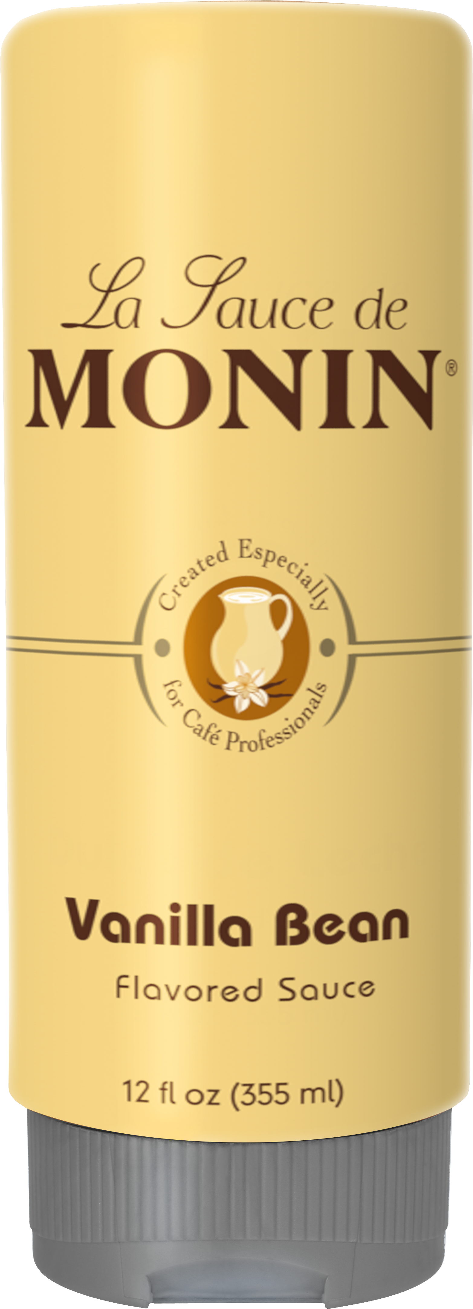 Description - Monin 12 Oz. Vanilla Bean Flavoring Sauce (2100x5100), Png Download